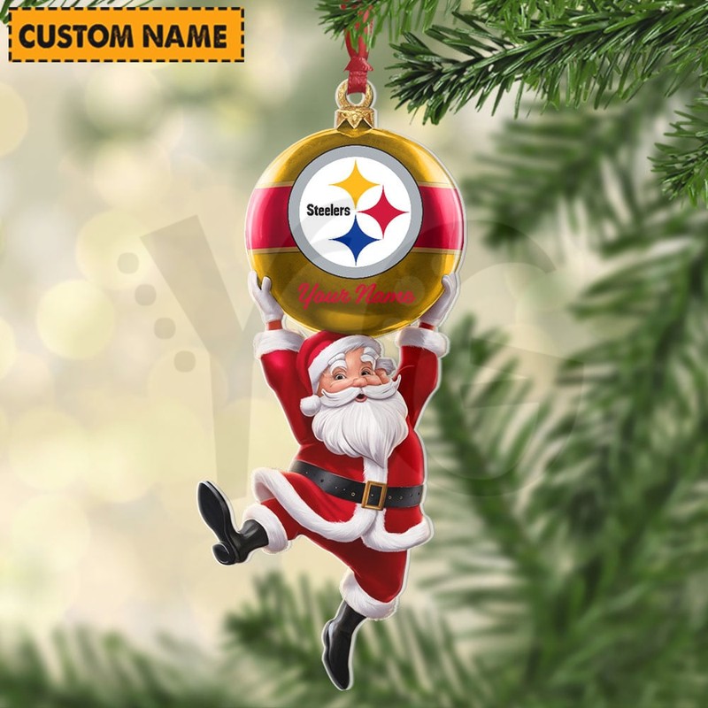 Pittsburgh Steelers NFL Personalized Christmas Gift Limited Acrylic Ornament Pittsburgh Steelers NFL Personalized Christmas Gift Limited Acrylic Ornament