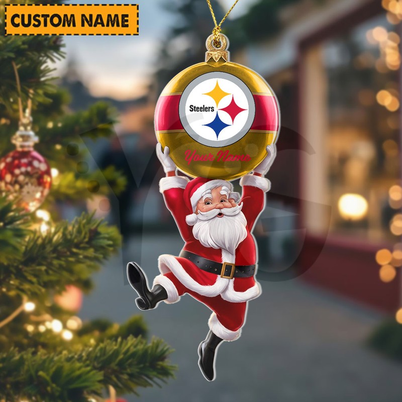 Pittsburgh Steelers NFL Personalized Christmas Gift Limited Acrylic Ornament Pittsburgh Steelers NFL Personalized Christmas Gift Limited Acrylic Ornament