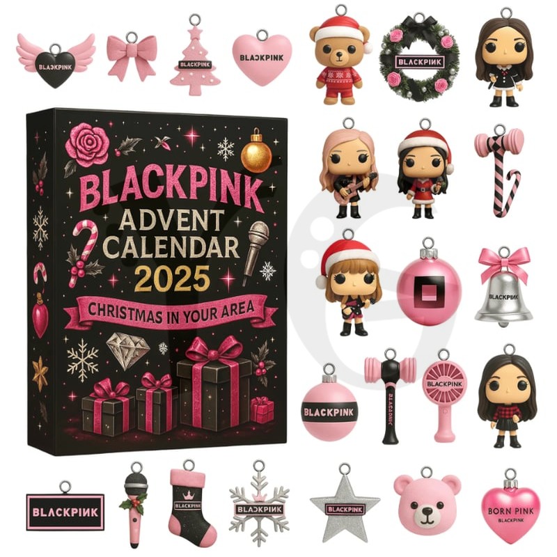 Premium Edition BlackPink Cute Christmas Edition Advent Calendar Premium Edition BlackPink Cute Christmas Edition Advent Calendar