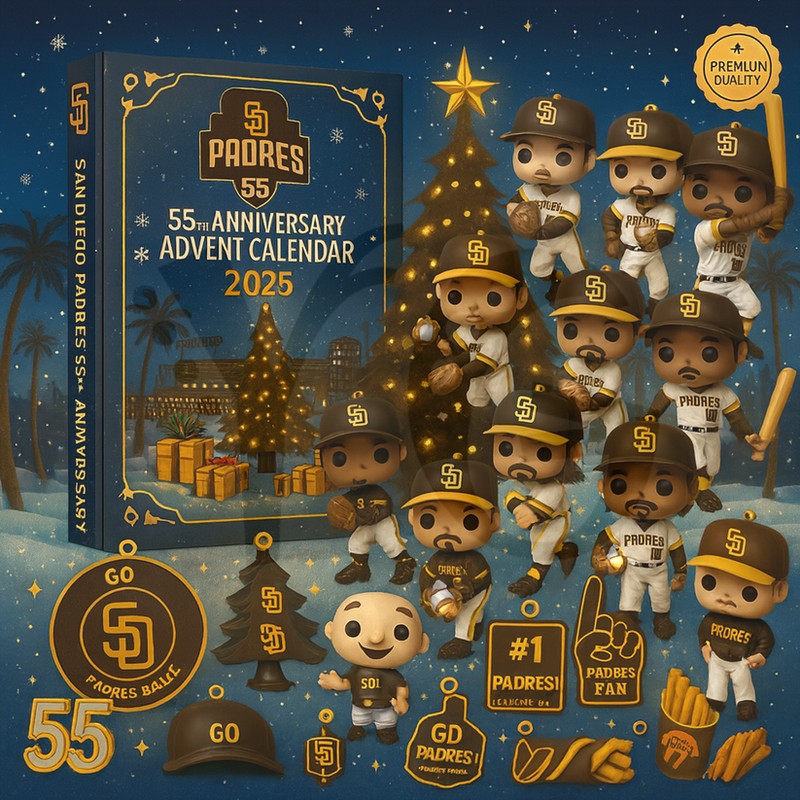 San Diego Padres 55th Anniversary Advent Calendar San Diego Padres 55th Anniversary Advent Calendar