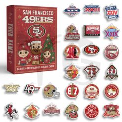 San Francisco 49ers Faithful Spirit Christmas Advent Calendar