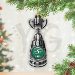 Saskatchewan Roughriders 2025 Grey Cup Champions Acrylic Ornament 5