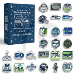 Seattle Seahawks 50th Anniversary Premium Edition Advent Calendar