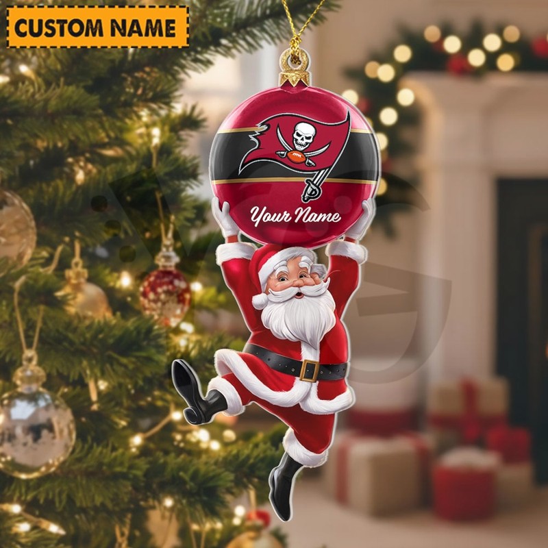 Tampa Bay Buccaneers Christmas Limited Acrylic Ornament Tampa Bay Buccaneers Christmas Limited Acrylic Ornament