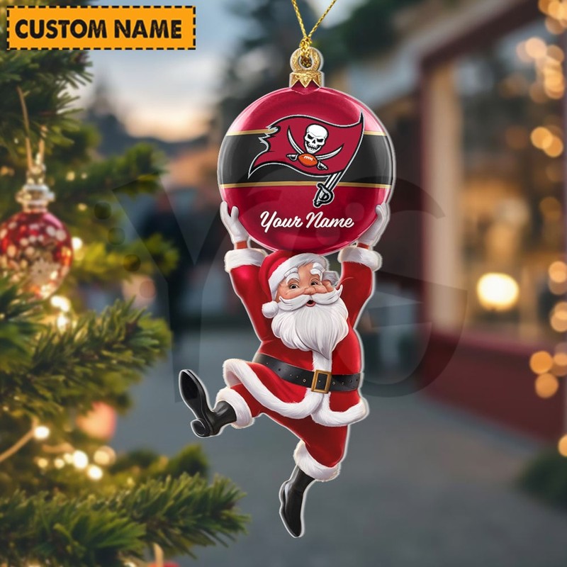 Tampa Bay Buccaneers Christmas Limited Acrylic Ornament Tampa Bay Buccaneers Christmas Limited Acrylic Ornament