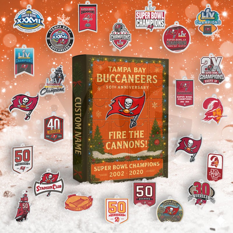 Tampa Bay Buccaneers Fire The Cannons Advent Calendar Tampa Bay Buccaneers Fire The Cannons Advent Calendar