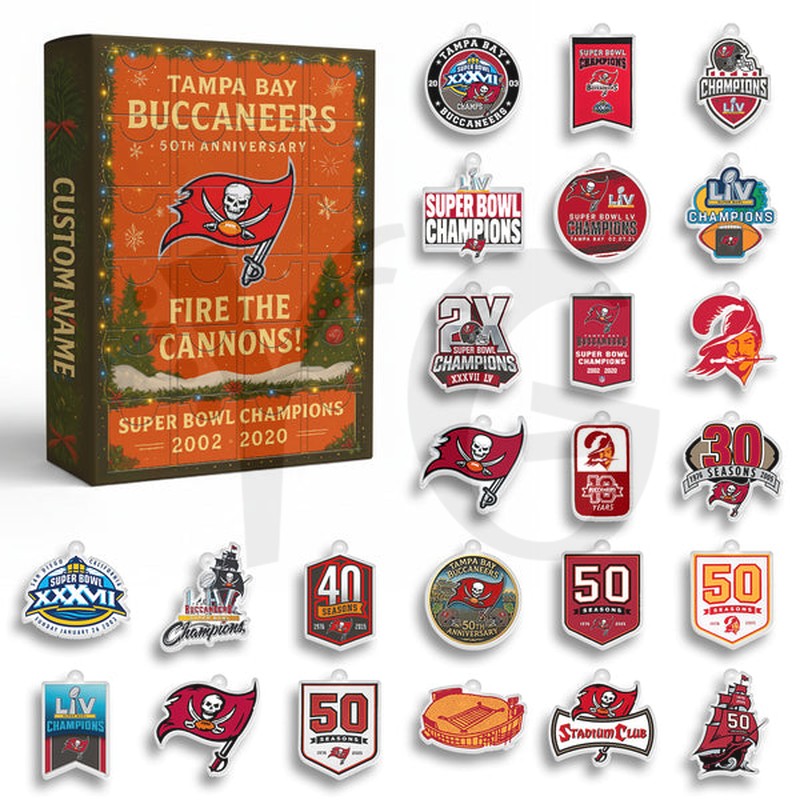 Tampa Bay Buccaneers Fire The Cannons Advent Calendar Tampa Bay Buccaneers Fire The Cannons Advent Calendar