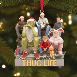 Thug Life Christmas Movie Acrylic Ornament
