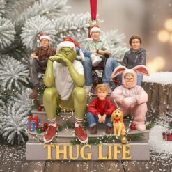 Thug Life Christmas Movie Acrylic Ornament 3