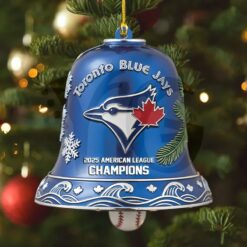 Toronto Blue Jays 2025 American League Champions Custom 2D Acrylic Ornament 3