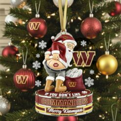 Washington Commanders Merry Kissmyass Special Ornament