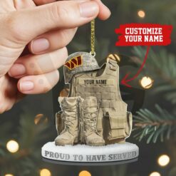Washington Commanders Premium NFL Veteran Personalized Ornament