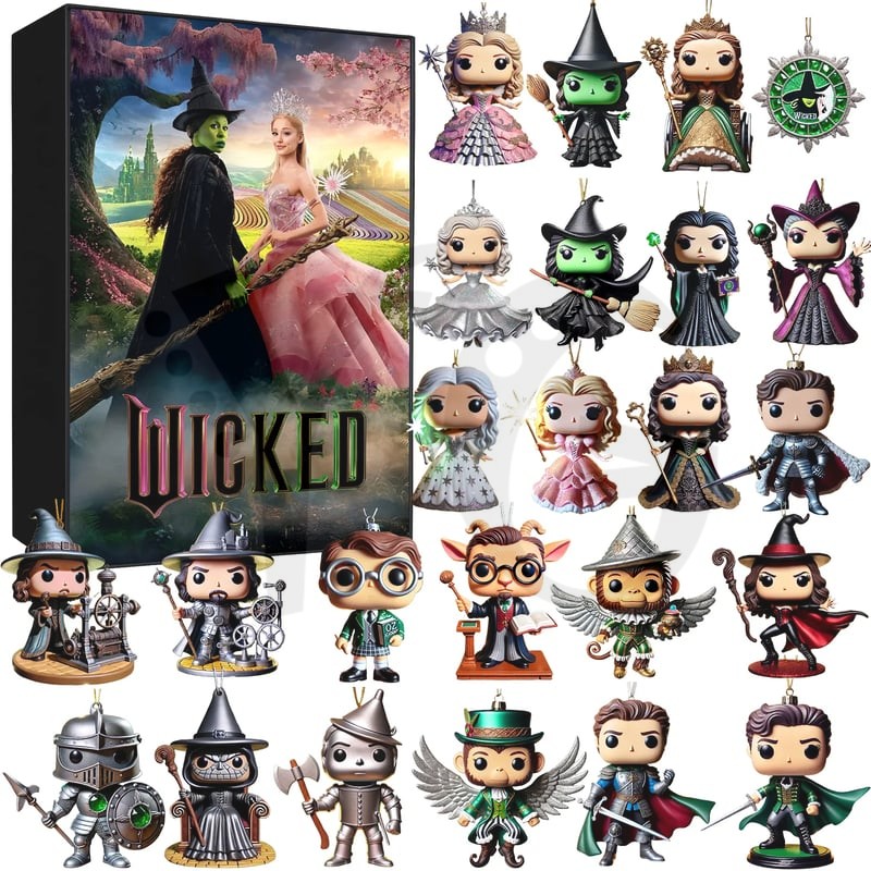 Wicked 2025 Christmas Ornaments Advent Calendar Wicked 2025 Christmas Ornaments Advent Calendar