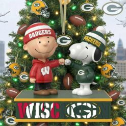 Wisconsin Spirit Badgers and Packers Special Ornament