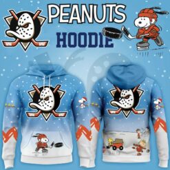 Anaheim Ducks x Peanuts And Snoopy Special Edition Hoodie