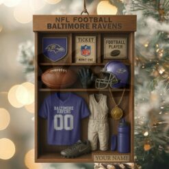 Baltimore Ravens NFL Football Locker Limited Edition Ornament