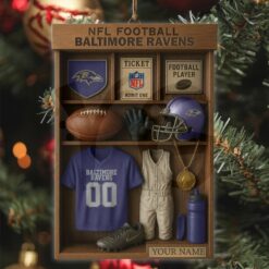 Baltimore Ravens NFL Football Locker Limited Edition Ornament 4