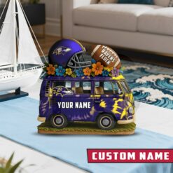 Baltimore Ravens Van Bus Special Home Decor Gift Acrylic Plaque 3