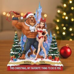 Beauty and the Beast Enchanted Couple Acrylic Plaque