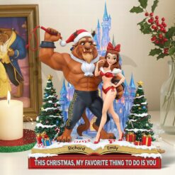 Beauty and the Beast Enchanted Couple Acrylic Plaque