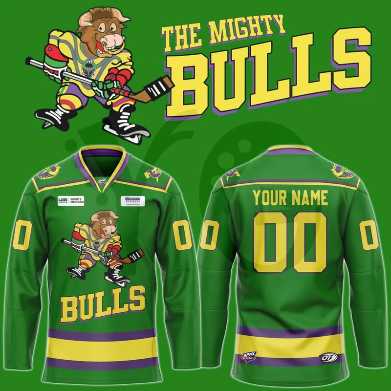 Birmingham Bulls x The Mighty Bulls Limited Edition Hockey Jersey Birmingham Bulls x The Mighty Bulls Limited Edition Hockey Jersey