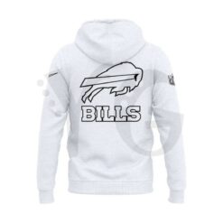 Buffalo Bills Josh Allen 2025 White Hoodie 3