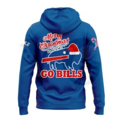 Buffalo Bills Merry Christmas 2025 Blue Hoodie 3