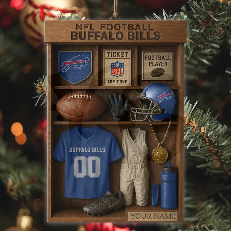 Buffalo Bills NFL Football Locker Limited Edition Ornament Buffalo Bills NFL Football Locker Limited Edition Ornament