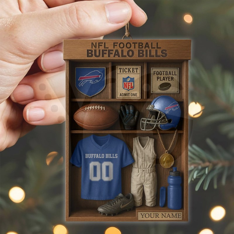 Buffalo Bills NFL Football Locker Limited Edition Ornament Buffalo Bills NFL Football Locker Limited Edition Ornament