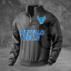 Buffalo Bulls PREMIUM Half Zip Sweater 3