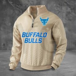 Buffalo Bulls PREMIUM Half Zip Sweater 4