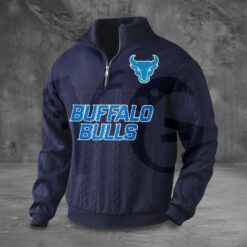 Buffalo Bulls PREMIUM Half Zip Sweater 5