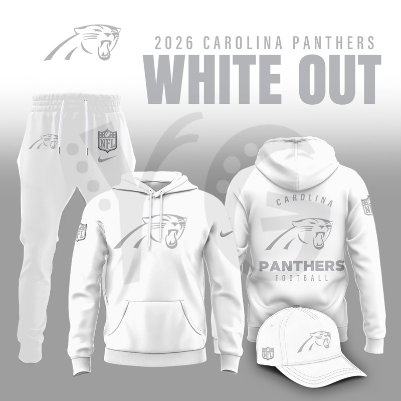 Carolina Panthers 2026 White Out Limited Edition Collection Carolina Panthers 2026 White Out Limited Edition Collection