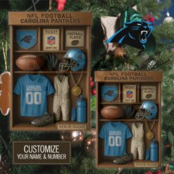 Carolina Panthers NFL Football Locker Limited Edition Ornament Carolina Panthers NFL Football Locker Limited Edition Ornament