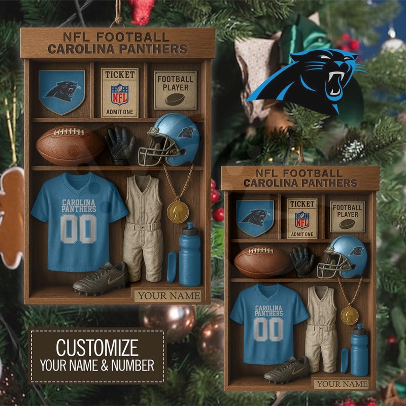 Carolina Panthers NFL Football Locker Limited Edition Ornament Carolina Panthers NFL Football Locker Limited Edition Ornament
