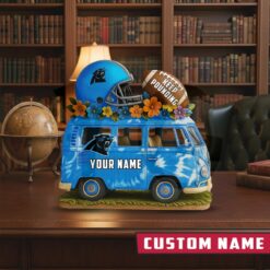 Carolina Panthers Van Bus Special Home Decor Gift Acrylic Plaque