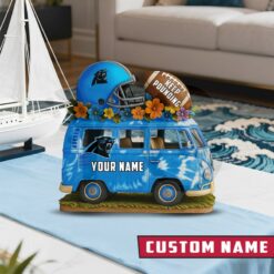 Carolina Panthers Van Bus Special Home Decor Gift Acrylic Plaque 3