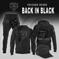 Chicago Bears 2025 Back In Black Limited Edition Shirt Collection