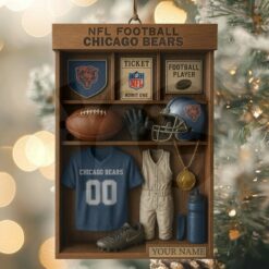 Chicago Bears NFL Football Locker Limited Edition Ornament