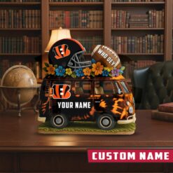 Cincinnati Bengals Van Bus Special Home Decor Gift Acrylic Plaque