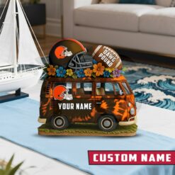 Cleveland Browns Van Bus Special Home Decor Gift Acrylic Plaque 3