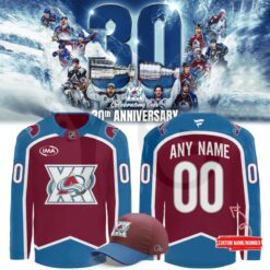 Colorado Avalanche 30th Anniversary Limited Edition Jersey