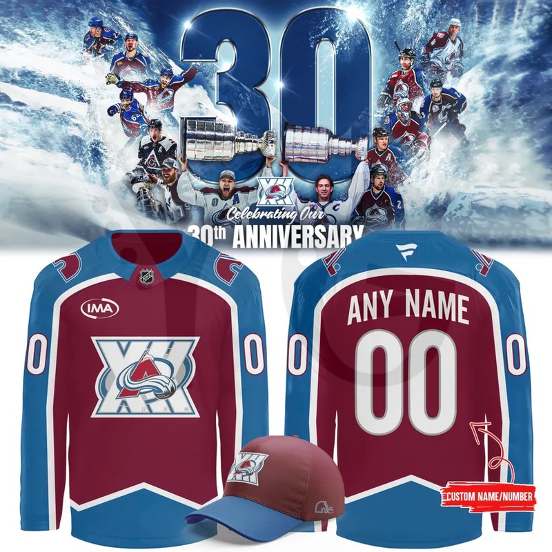 Colorado Avalanche 30th Anniversary Limited Edition Jersey Colorado Avalanche 30th Anniversary Limited Edition Jersey