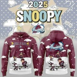 Colorado Avalanche x Peanuts And Snoopy Special Edition Hoodie