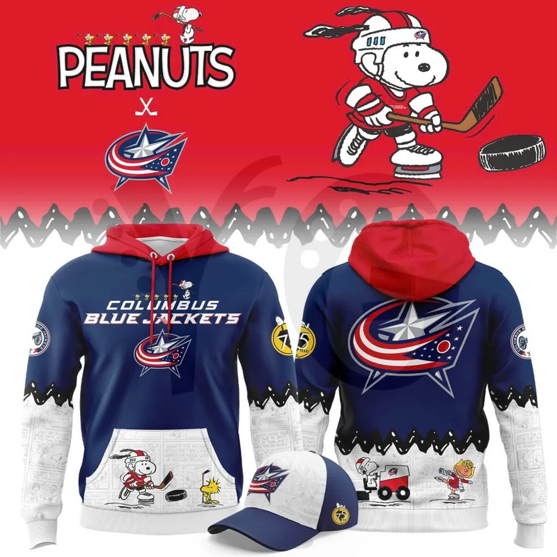 Columbus Blue Jackets Peanuts Night Special Shirt Collection Columbus Blue Jackets Peanuts Night Special Shirt Collection