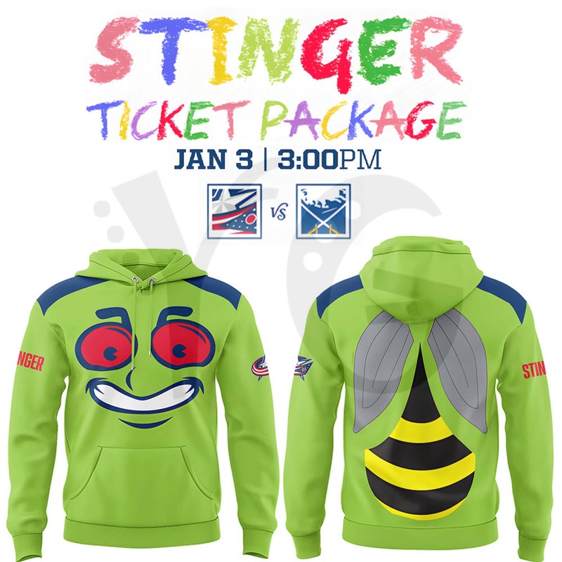 Columbus Blue Jackets Stinger Game Night Shirt Collection Columbus Blue Jackets Stinger Game Night Shirt Collection