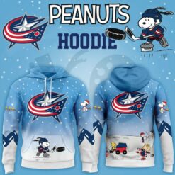 Columbus Blue Jackets x Peanuts And Snoopy Special Edition Hoodie