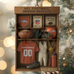 Denver Broncos NFL Football Locker Limited Edition Ornament