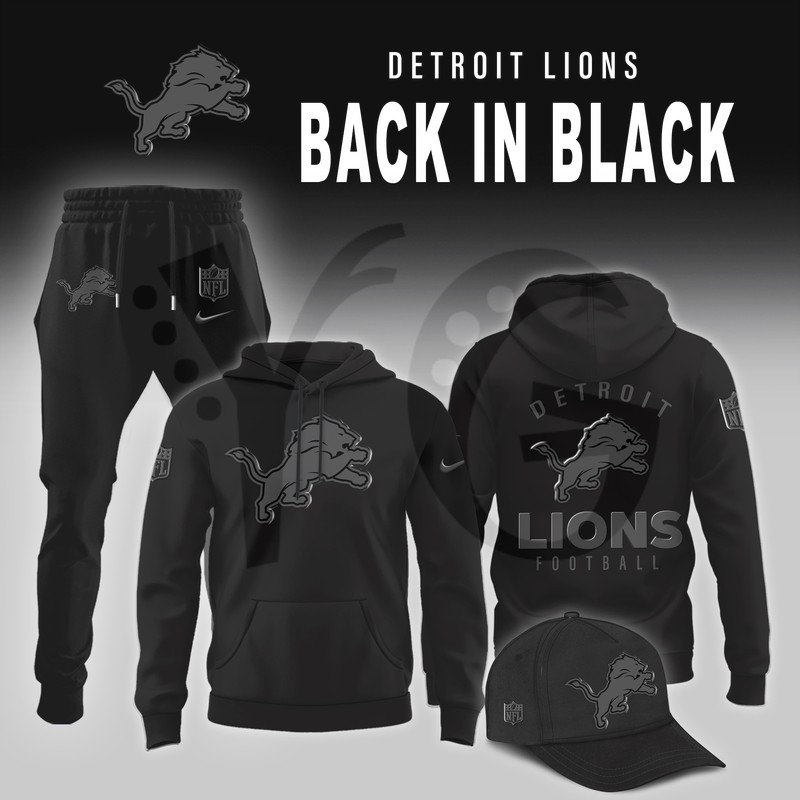 Detroit Lions 2025 Back In Black Limited Edition Shirt Collection Detroit Lions 2025 Back In Black Limited Edition Shirt Collection
