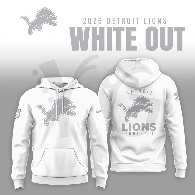Detroit Lions 2026 White Out Limited Edition Collection Detroit Lions 2026 White Out Limited Edition Collection
